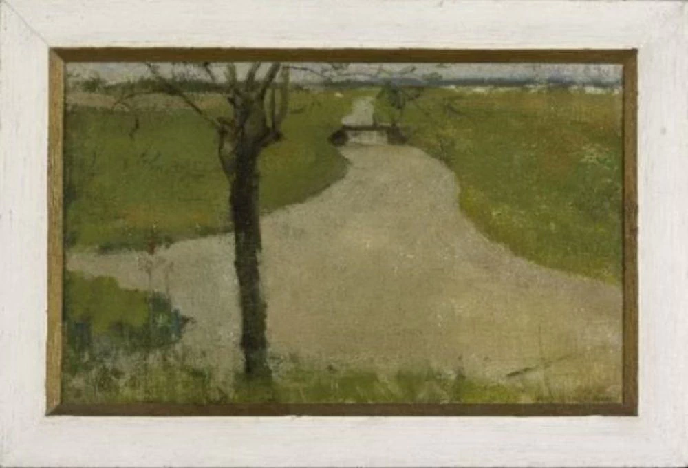 Fosso di irrigazione con giovane salice capitozzato II - Kunstmuseum Den Haag